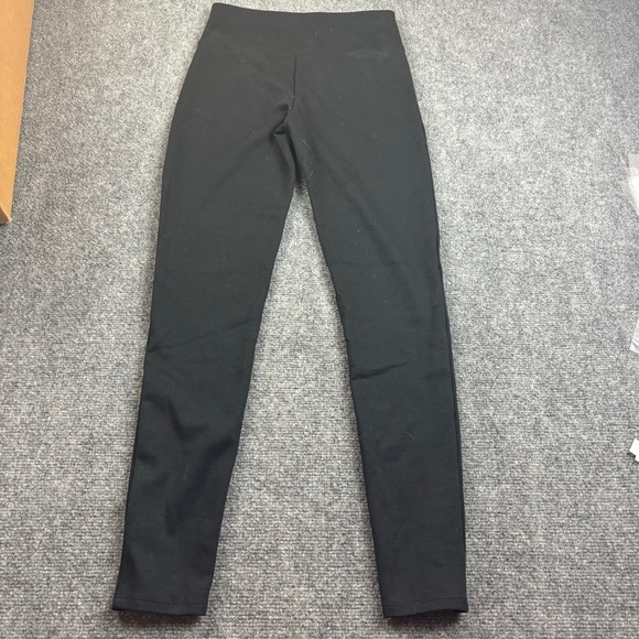 SPANX ASSETS Women’s Black Thicker Leggings with Front seam size: Medium - Picture 2 of 7